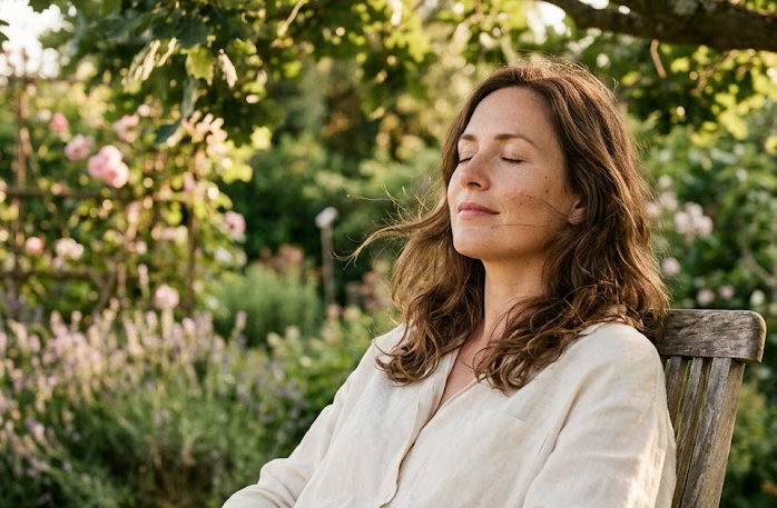 Tavola con alimenti colorati e nutrienti per il benessere visivo